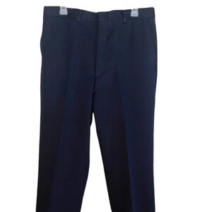 Vintage Sears sportswear navy dress pants 36x31 perma-prest regular fit